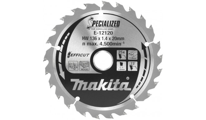 Makita E-12120 EFFICUT saetera 136x20x25Z