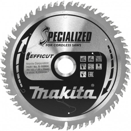 Makita B-69864 EFFICUT saeketas 165x20x60Z