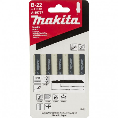 Makita A-85737 tikksaeleht B-22