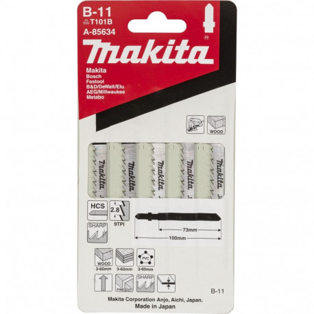 Makita A-85634 Jigsaw Blade B-11