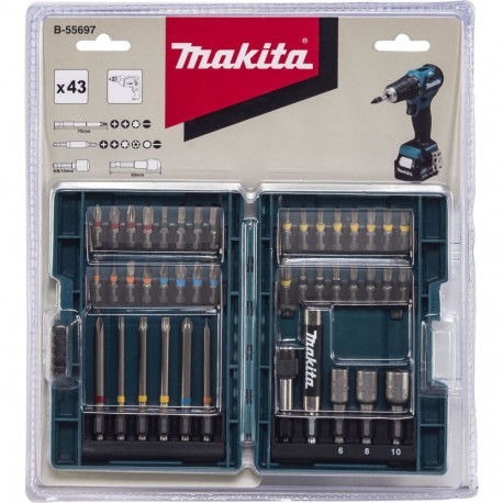 Makita B-55697 otsakute komplekt 43 tk