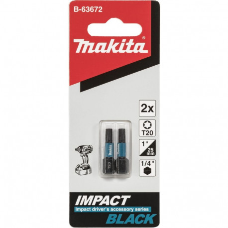Makita B-63672 T20x25mm otsik 2 tk