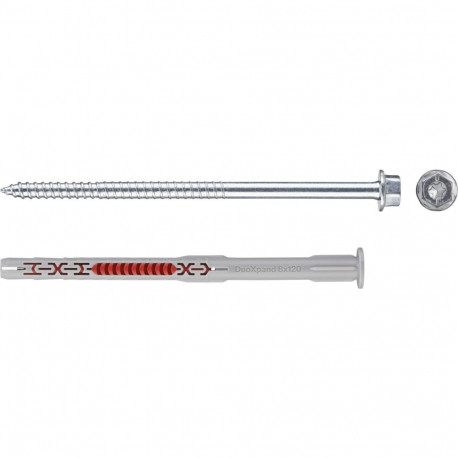 Fischer DuoXpand 8x120 FUS 50 tk
