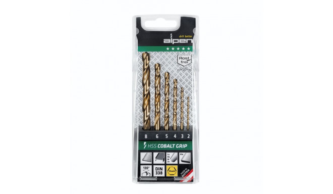 Alpen Cassette HSS koobalt trellitera komplekt TM 6, 2-3-4-5-6-8