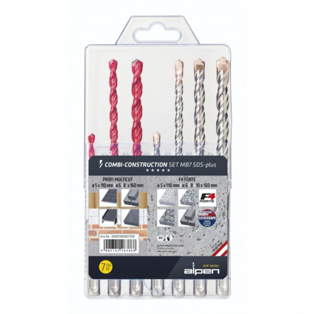 Alpen Combi Set SDS-plus M B7