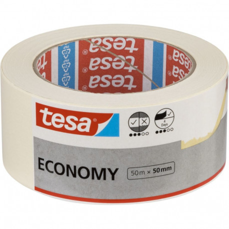Tesa Masking Tape 50m x 50mm general-purpose beige 05288