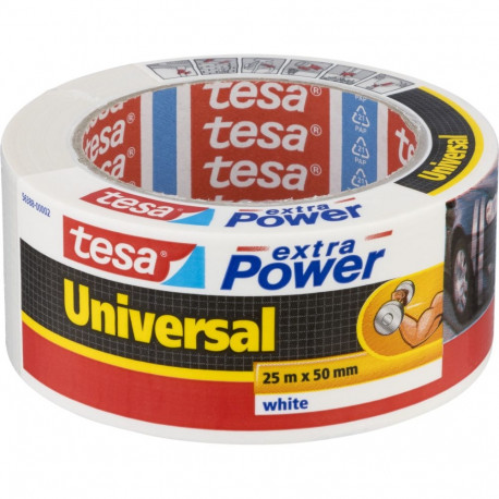 Tesa Duct Tape 25m x 50mm extra Power valge 56388