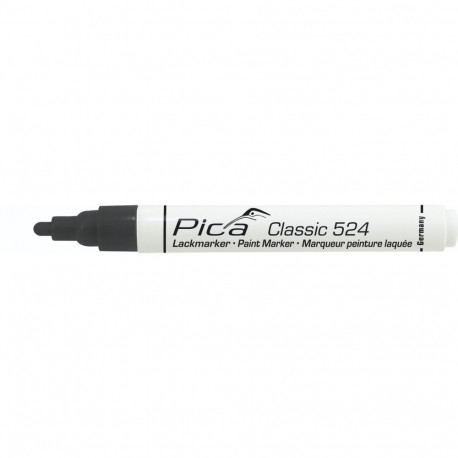 Pica Classic Industrial Paint Marker, 2-4mm bullet tip, black