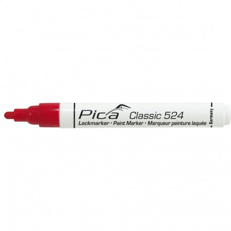Pica Classic tööstuslik värvimarker, 2-4mm kuulots, punane