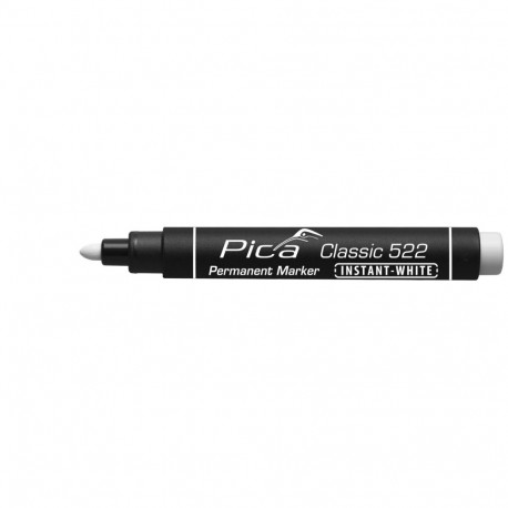 Pica Permanent Marker INSTANT valge, ümar ots, 1-4mm