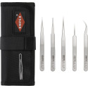 KNIPEX Precision Tweezers Set 5 pieces