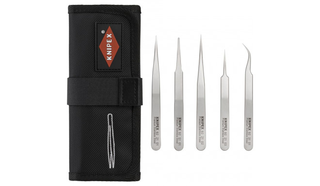 KNIPEX täppispintsettide komplekt 5 tk