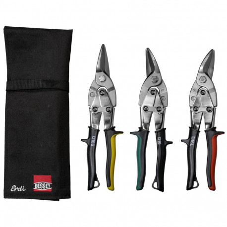 BESSEY lennukikäärid komplekt kääritaskuga DSET16