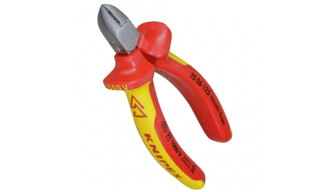 KNIPEX wire cutter chrome 125 mm
