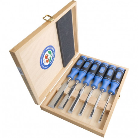 Kirschen Firmer Chisel Set 6pcs 1108 HK in wooden box 1108000