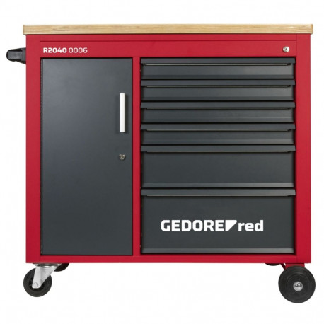 GEDORE red töökoja tööriistakäru MECHANIC PLUS 6 sahtliga