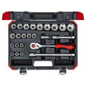 GEDORE red Socket Set 1/2   24-pieces