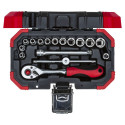 GEDORE red Socket Set 1/4    16-pieces