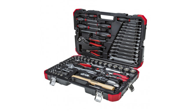 GEDORE red Socket Set 1/4  + 1/2  100-pieces
