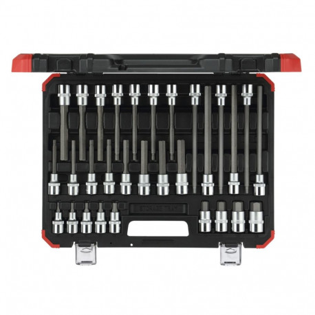 GEDORE red Screwdriver Bit Sockets 1/2 hex 30-pieces