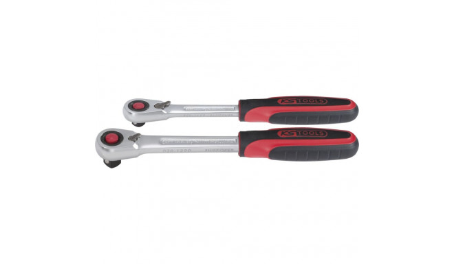 KS Tools SlimPOWER pööratav narrekomplekt, 2-osaline 1/4 + 1/2