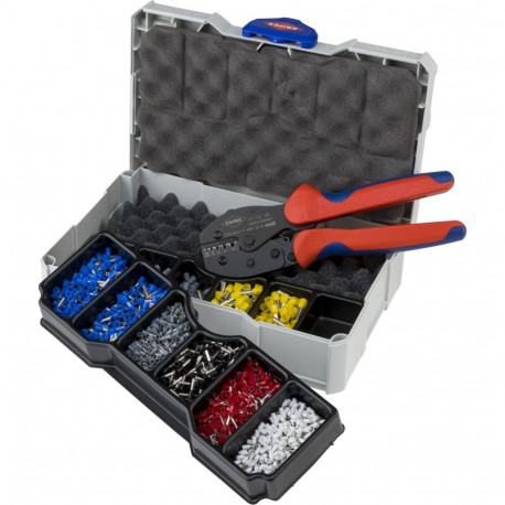 KNIPEX otsahülsside krimpimistarvikute komplekt krimpimistangidega