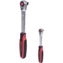 KS Tools SlimPOWER pööratav narrekomplekt, 2-osaline 1/4 + 1/2