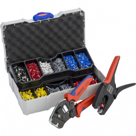 KNIPEX pressimistarvikute komplekt otsahülssidele (ferrules) 1242195+975309