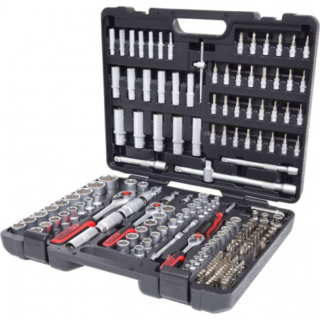 KS Tools 1/4 +3/8 +1/2 padrunvõtmete komplekt 195-osaline 917.0795
