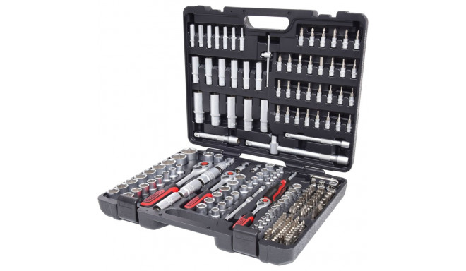 KS Tools 1/4 +3/8 +1/2 padrunvõtmete komplekt 195-osaline 917.0795