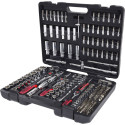 KS Tools 1/4 + 3/8 + 1/2 CHROMEplus padrunikomplekt 195 osa