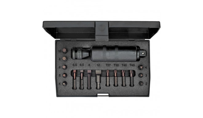 GEDORE kruvide lahtikeeraja komplekt 1/2 18-osaline