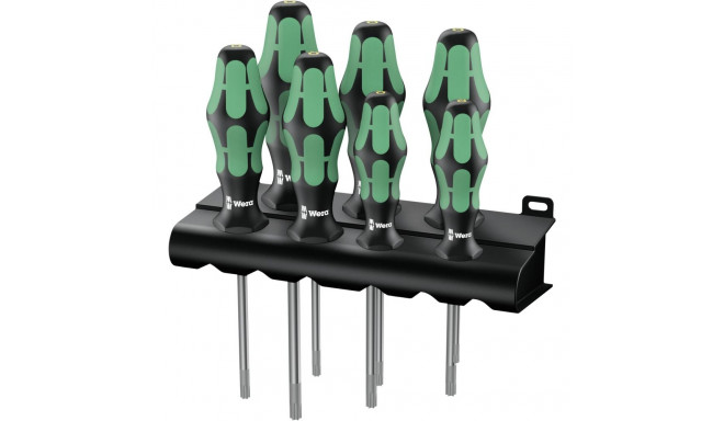 WERA 367/7 TORX HF Kraftform Plus screwdr. set w. holding fu.