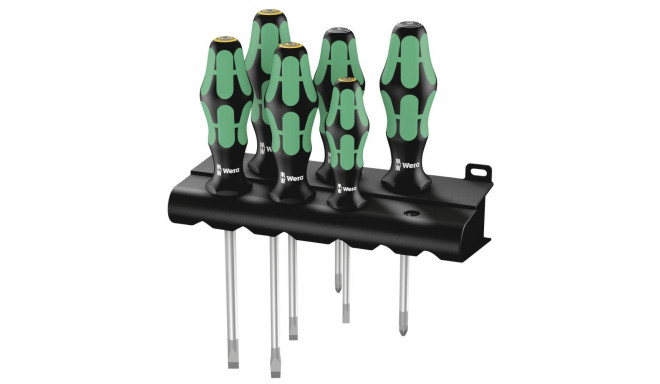 WERA 334/355/6 Kraftform Plus Lasertip kruvikeerajate komplekt