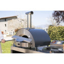Alfa Forni Kit Hybrid 2 Pizze (Futuro) Steel