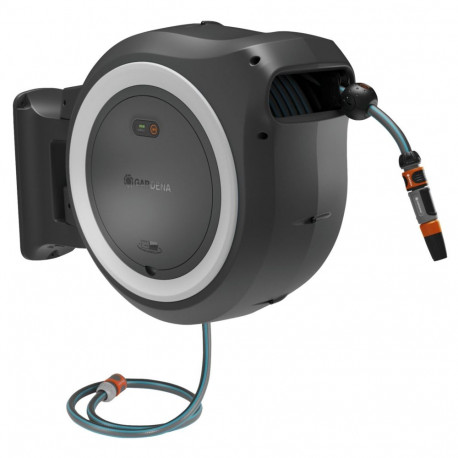 Gardena Battery Wall Hose Box PowerRoll XL 18V komplekt valge 35 m