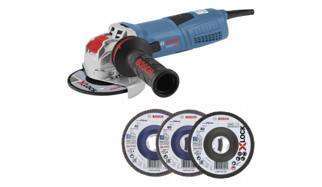 Bosch GWX 13-125 S Set Angle Grinder