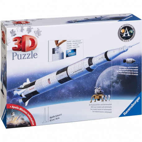 Ravensburger 3D pusle Apollo Saturn V rakett