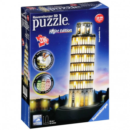 Ravensburger 3D pusle Pisa torn öösel