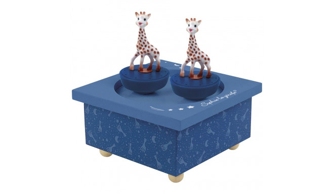 Trousselier muusikakarp tantsiv Sophie la Girafe, Linnutee