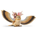 Schleich Bayala 70789 Haldjas Lendamas Glam-Öökullil