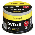 1x50 Intenso DVD+R 4,7GB 16x Kiirusega, Karp-kook