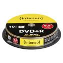 1x10 Intenso DVD+R 8,5GB 8x Kiirus, Kahekihiline Karp