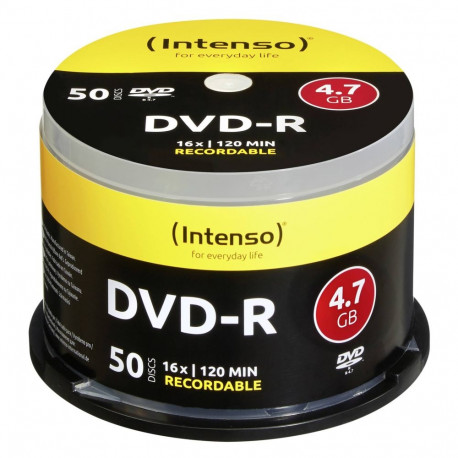 1x50 Intenso DVD-R 4,7GB 16x kiirus, karp