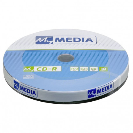 1x10 MyMedia CD-R 80 / 700MB 52x kiirus Wrap