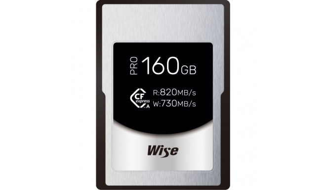 Wise CFexpress Type A PRO  160GB R:820MBs W:730MBs   WI-CFX-A160P