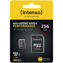 Intenso microSDXC 256GB Class 10 UHS-I U1 Kiirus