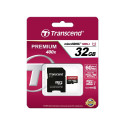 Transcend microSDHC 32GB Class 10 UHS-I 400x + SD-adapter