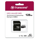 Transcend microSDXC 340S 128GB Class 10 UHS-I U3 A2 Mälukaart