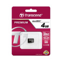 Transcend microSDHC 4GB Class 10 mälukaart